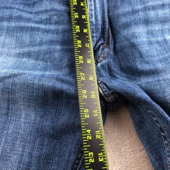 Levis Mens Jeans Size 34x32 514 Slim Straight Classic Fit Blue Denim Casual - Picture 5 of 16